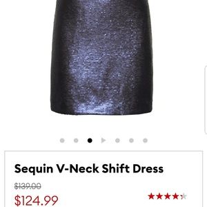 NWT Banana Republic V Neck Sequence Dress